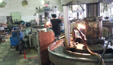 Chrome steel ball working process: